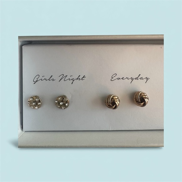 Kevia Women's Five Piece Earring Set - Picture 2 of 4